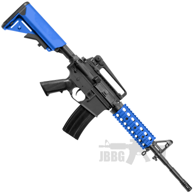 SR4 RIS Bulldog Proline 6mm AEG Airsoft Gun g3 1 blue
