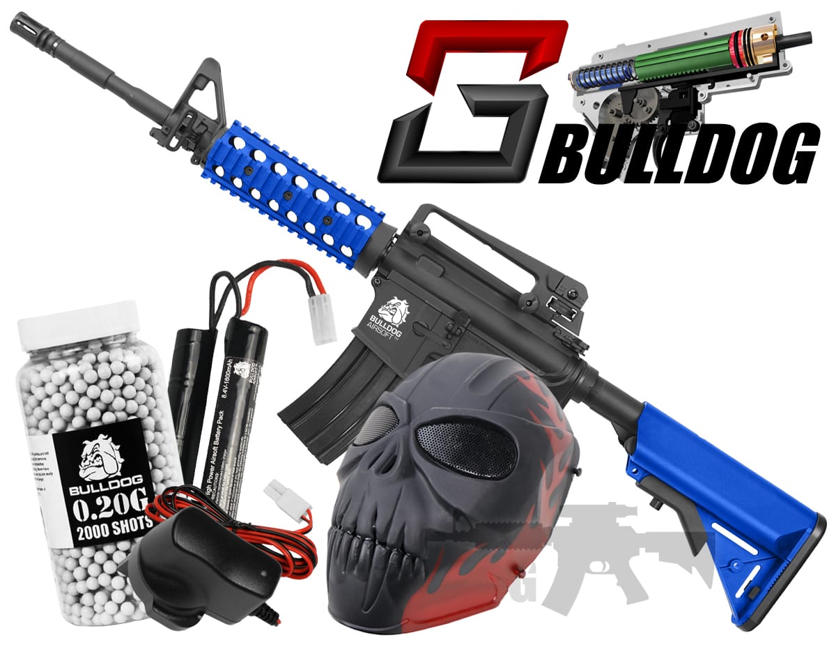 Bundle Offer Bulldog Proline RIS Airsoft Gun Set Just BB Guns