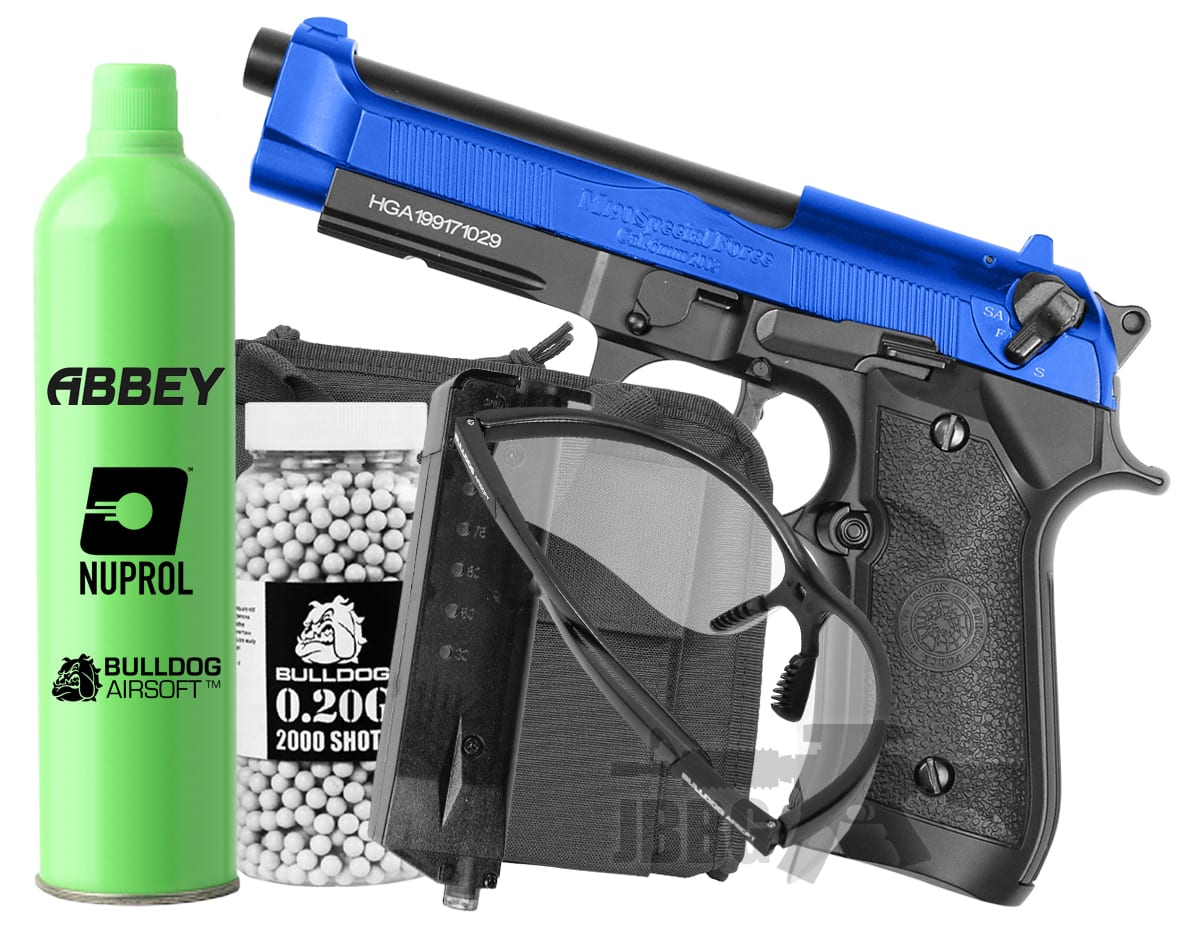 Bundle Offer HG190 Gas Airsoft Pistol Just BB Guns