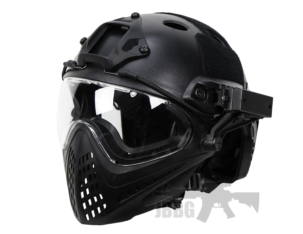 Tactical Piloteer Helmet and Mask for Airsoft Just BB Guns