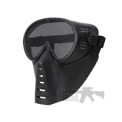 Aviator Series Round Hole Steel Mesh Mask