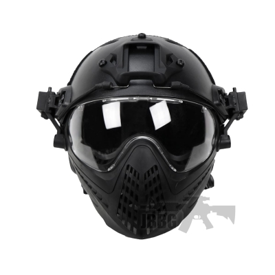 Tactical Piloteer Helmet and Mask for Airsoft