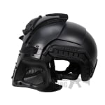 Medieval Iron Warrior Full Head Coverage Airsoft Helmet and Mask