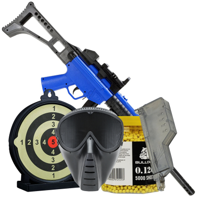 HY017C Umpa Spring BB Gun Bundle Set Offer blue 9