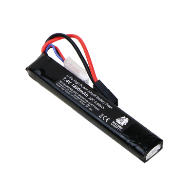 Bulldog Li-Po 1200mAh 7.4V 20C 8.88Wh High Power Airsoft Battery Block