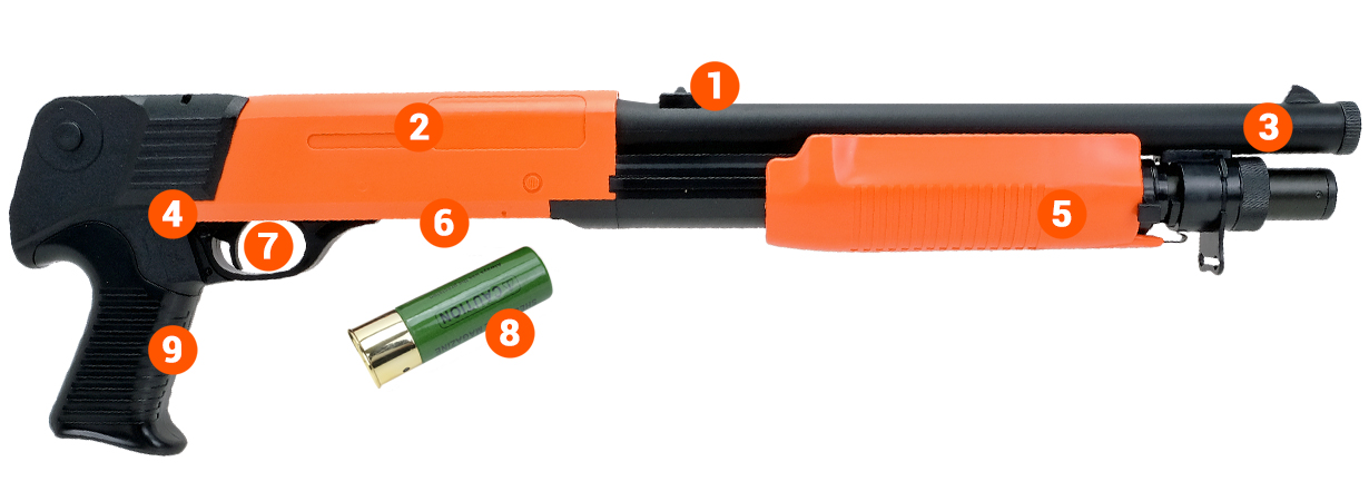 m56b orange Spring Airsoft BB Gun info