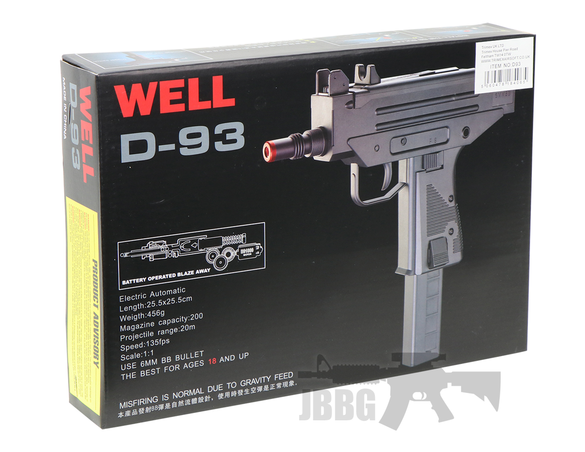 Well D93 UZI Electric Airsoft Gun Just BB Guns