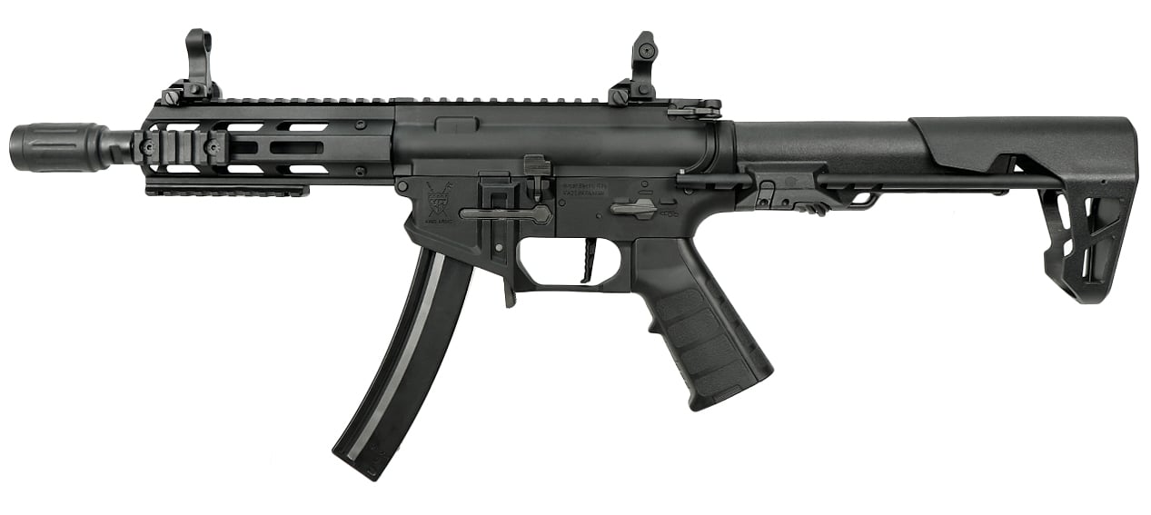 King Arms PDW 9mm SBR M Lok Airsoft AEG Rifle b22