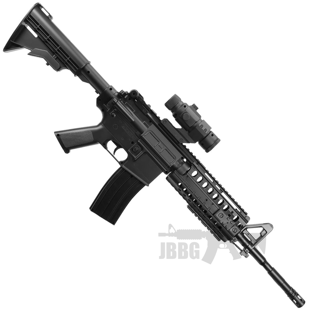 Well D96 AEG Airsoft BB Gun Set bk