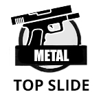Taurus PT92 Spring Pistol with Black Metal Slide