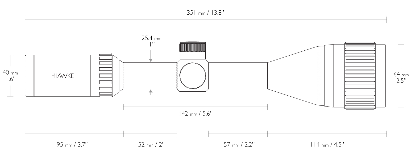 Vantage IR 3-9×40 AO (Mil Dot IR)