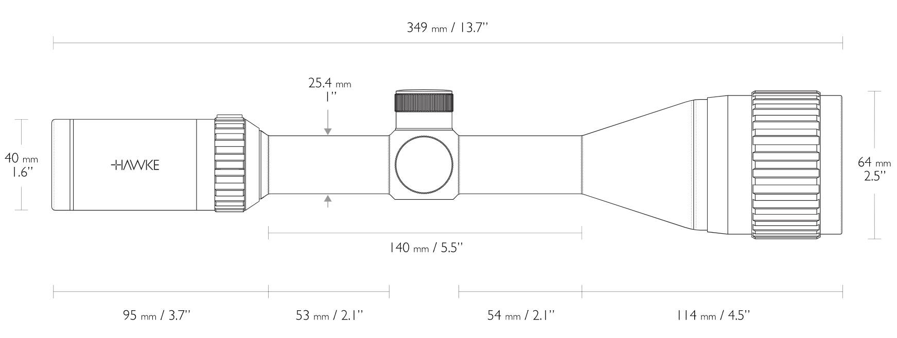 Vantage IR 4-12×50 AO (Mil Dot IR)