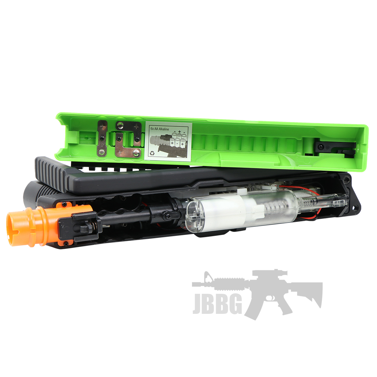 Zombie Hunter Eliminator Green Slide Black Airsoft Gun