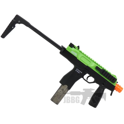 Zombie Hunter Eliminator Green Slide Black Airsoft Gun