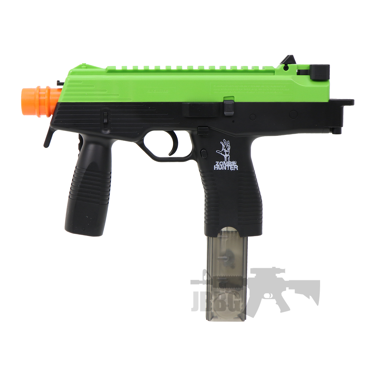 Zombie Hunter Eliminator Green Slide Black Airsoft Gun