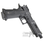 BABA YAGA Combat Master Hi-Capa Gas Blowback Airsoft Pistol with Threaded Barrel 2X-EX 7