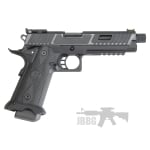 BABA YAGA Combat Master Hi-Capa Gas Blowback Airsoft Pistol with Threaded Barrel 2X-EX 88