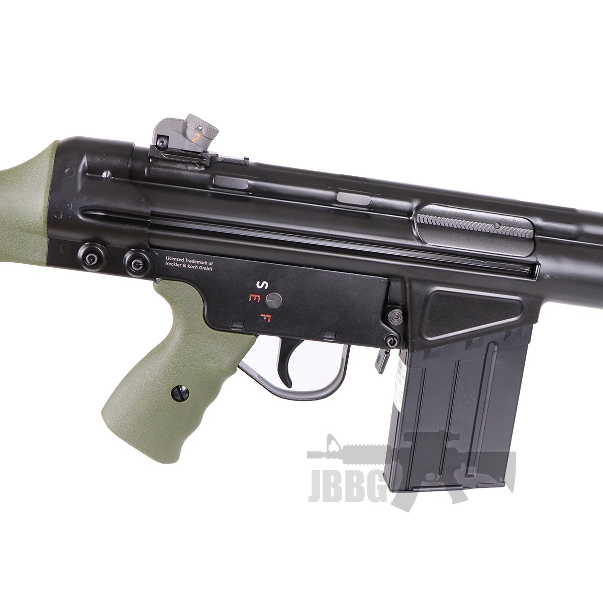 HK WE Licensed HK G3A3 GBB Airsoft Rifle 6666