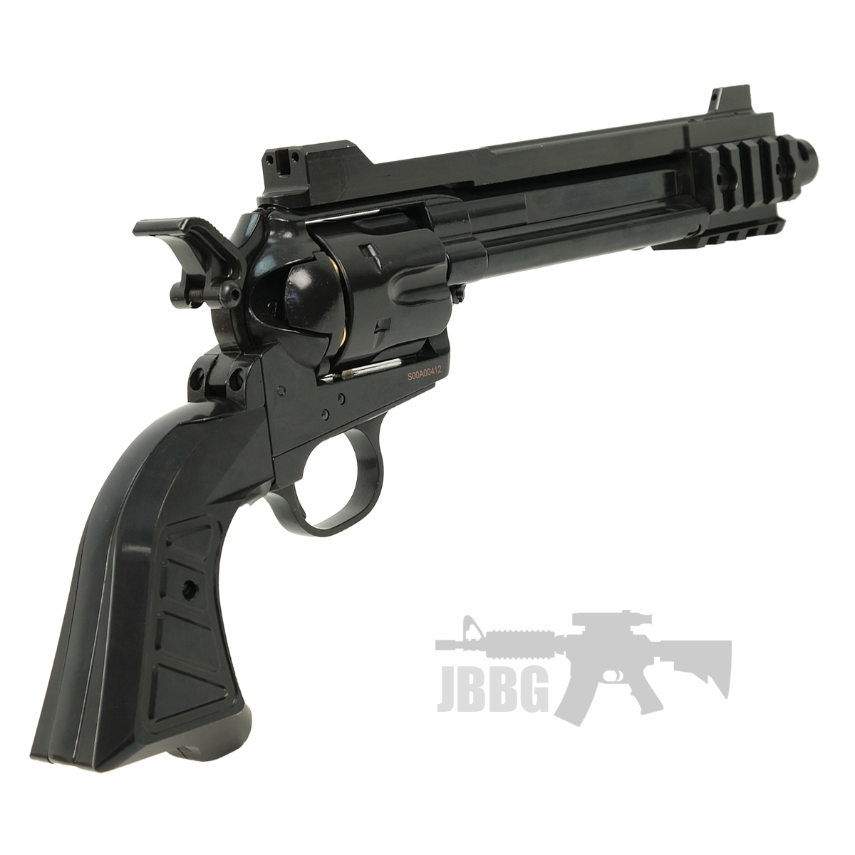 King Arms SAA 45 Devil Gas Airsoft Revolver 22