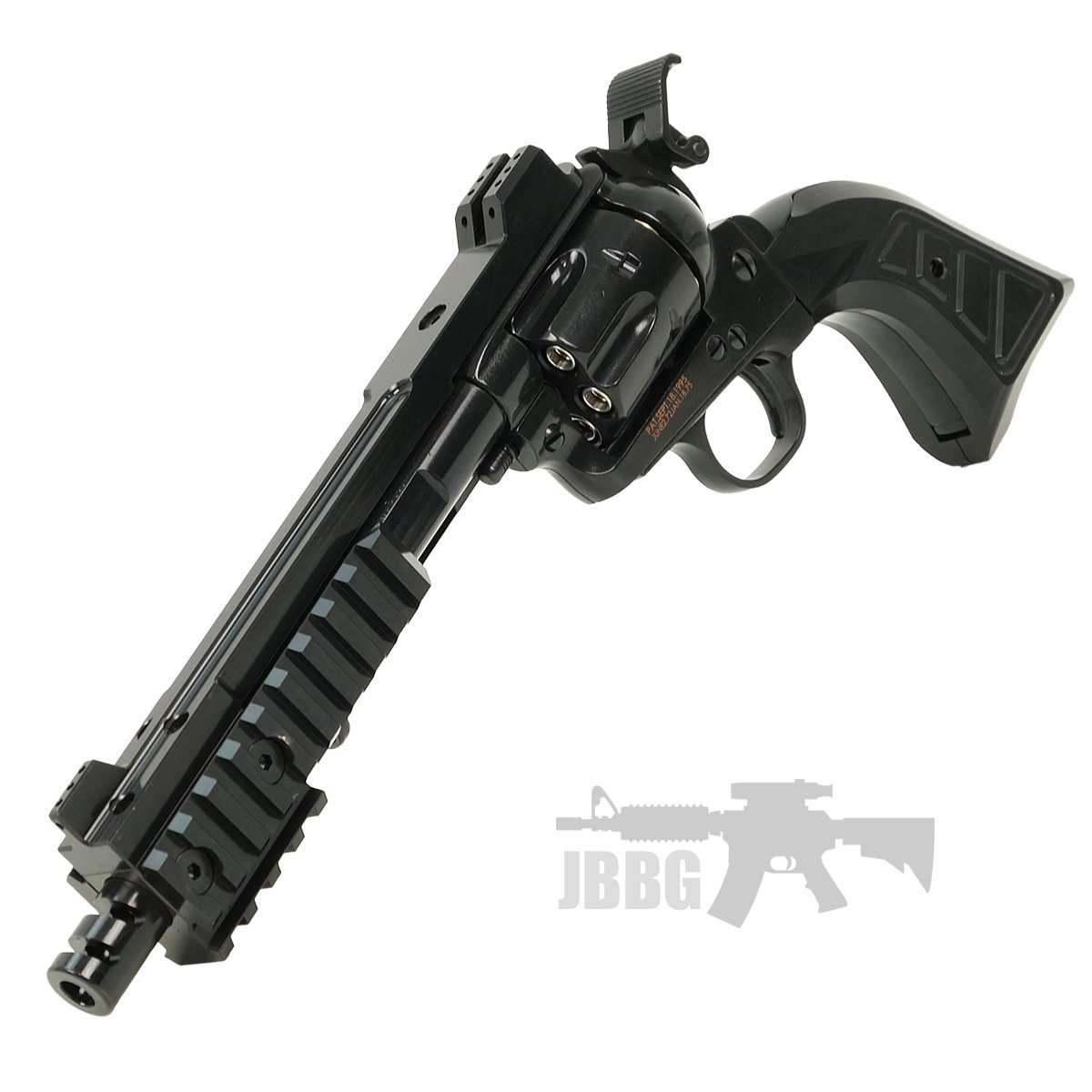 King Arms SAA 45 Devil Gas Airsoft Revolver 44