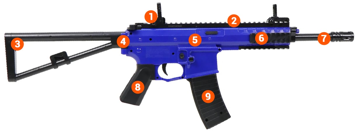 M307 spring airsoft bb gun info