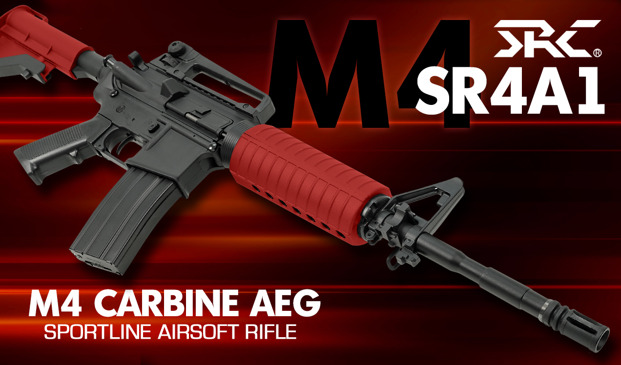 SR4A1 M4 Carbine Sportline AEG Airsoft Gun B1 Red