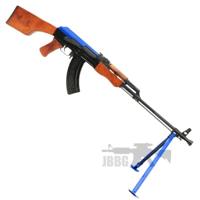 SRC AK47 RPK Airsoft Gun Metal and Wood AEG Gen3 11 blue