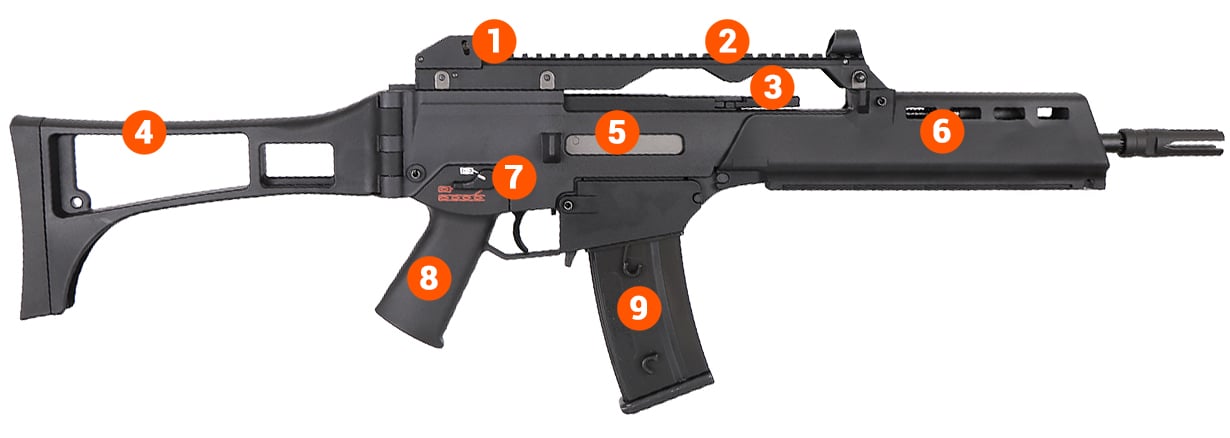 WE 999 K AEG Airsoft Rifle Gen 2 01 info