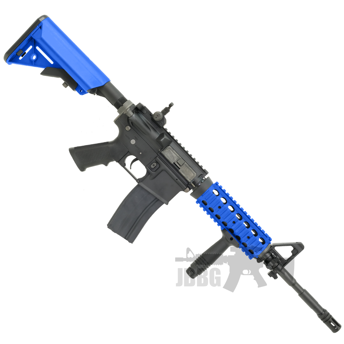 King Arms M4 RIS with Mosfet Advance blue