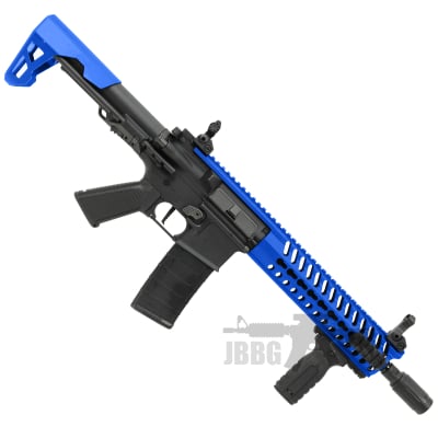 King Arms M4 Striker Keymod CQB Ultra Grade II blue