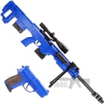 airsoft bb gun and pistol set 2