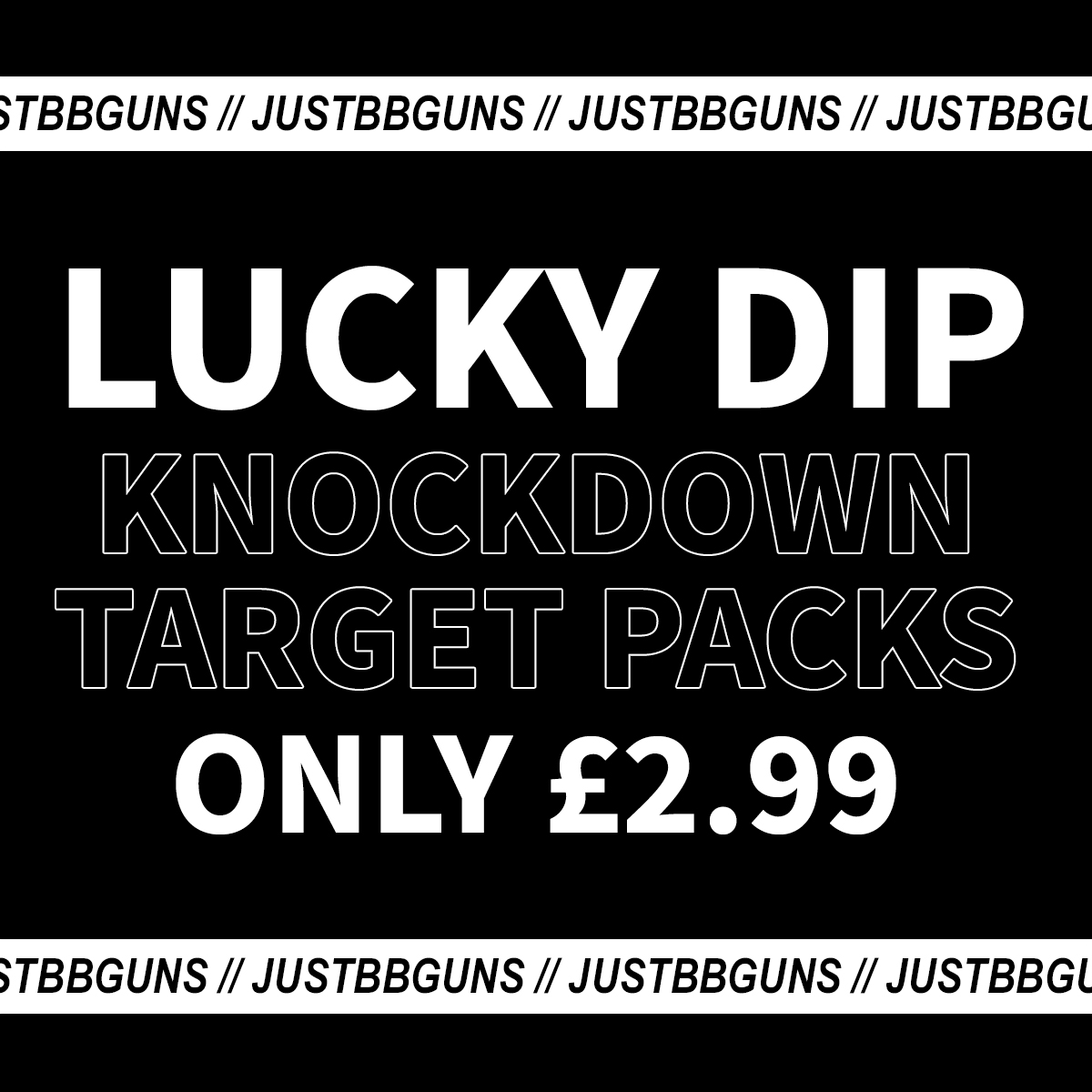 Lucky Dip Knockdown Target Packs Just BB Guns