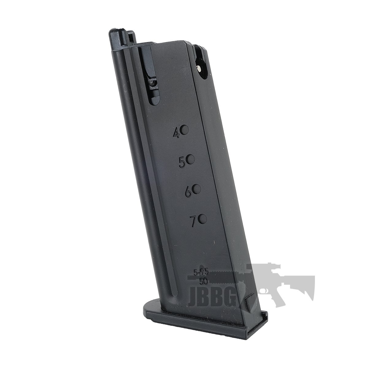 Cybergun WE Airsoft Magazine for Desert Eagle GBB Black Green Gas 5