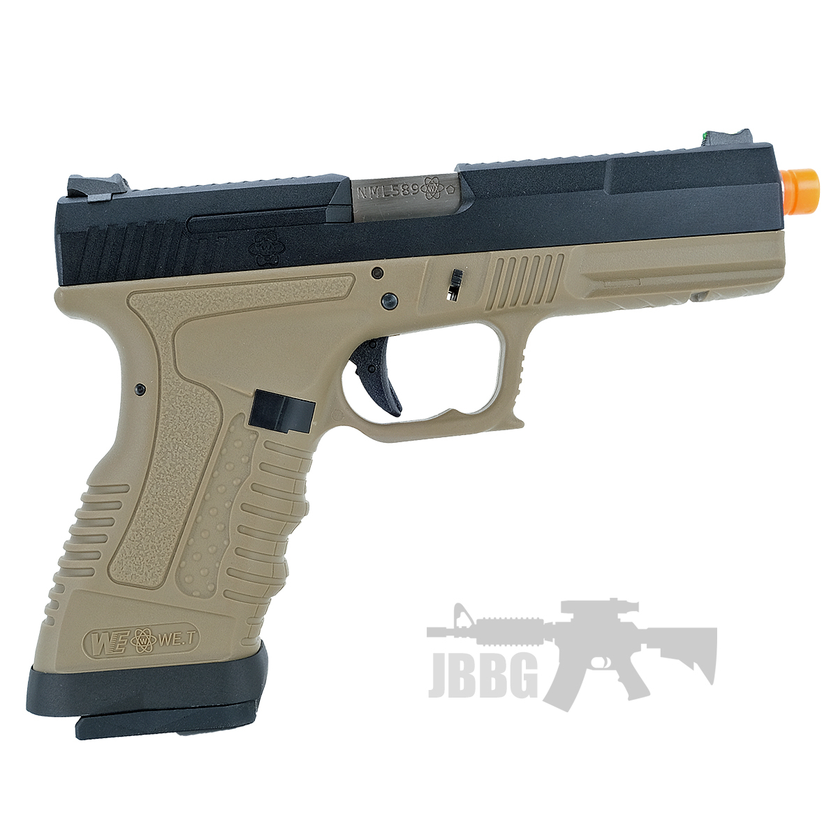 WE GP1799 T1 Gas Blowback Airsoft Pistol Tan 2