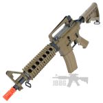 WE M4 RIS CQB GBB Airsoft Rifle Tan 6