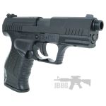 HA124 Airsoft Pistol with Silencer 4 black