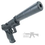 HA124 Airsoft Pistol with Silencer 6
