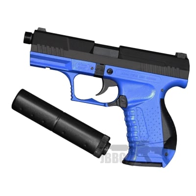 HA124 Airsoft Pistol with Silencer bl 1