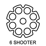 icon 6 shooter evolver