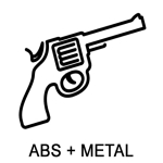 icon ABS metal revolver