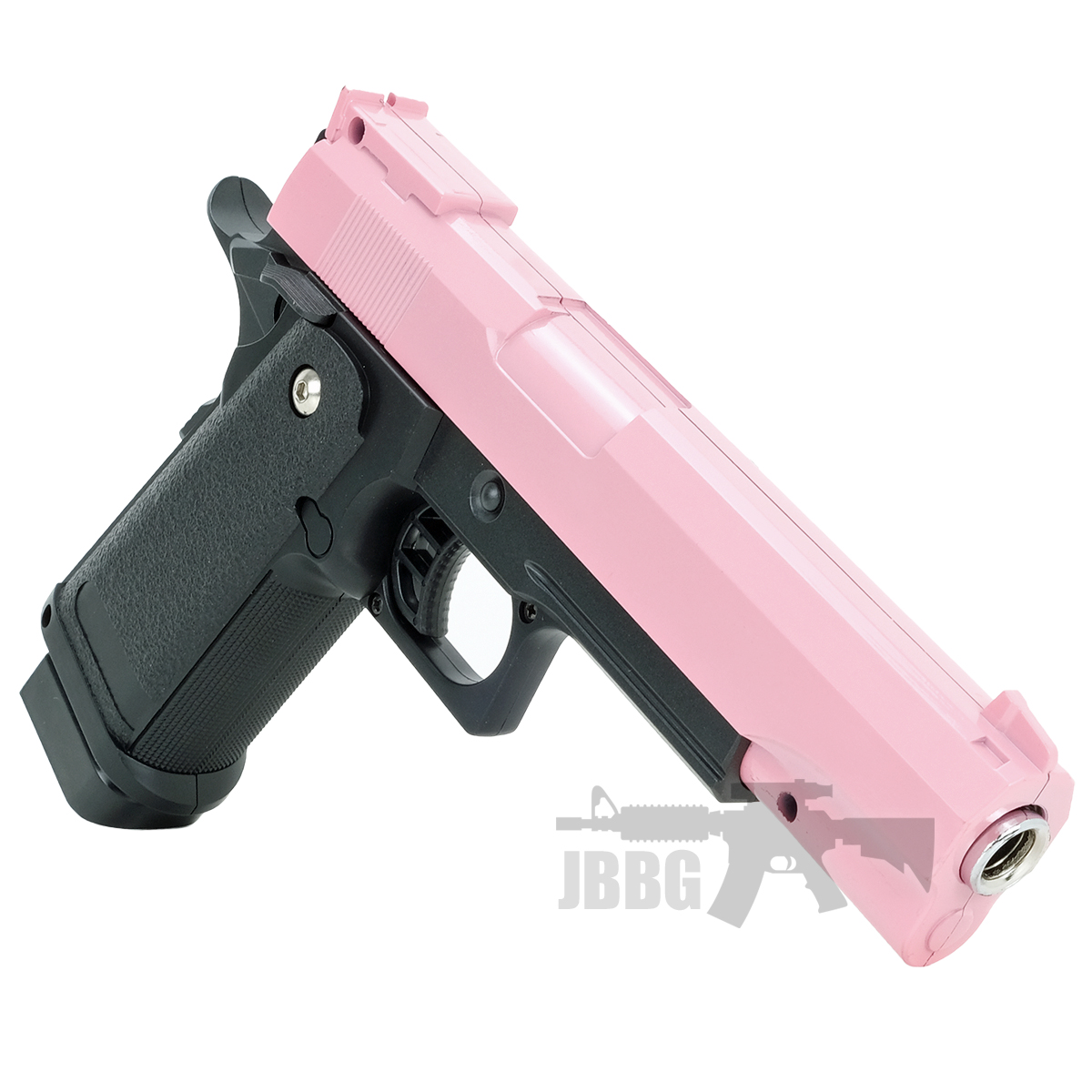 Pink Gun Bullets G6 Spring Airsoft Pistol Full Metal Two-Tone Pink - Just BB Guns