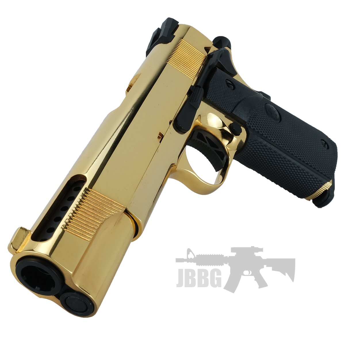 Srv 12 1911 Gas Blowback Golden Airsoft Pistol Just Guns