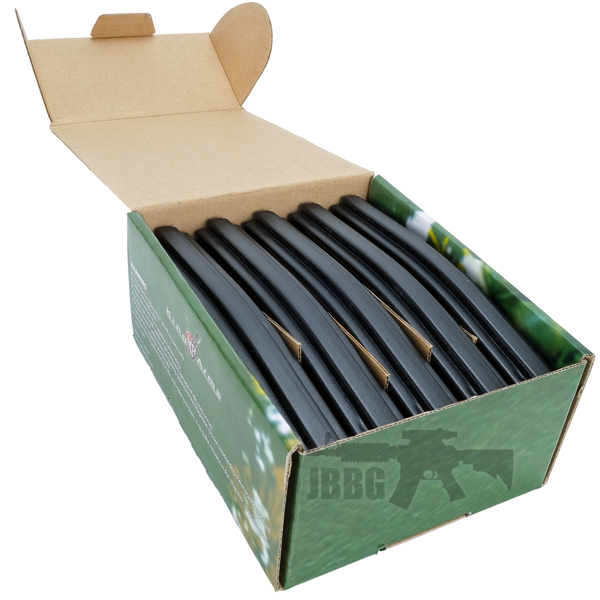 King Arms M16 Series Magazine Box Set 5 x Mid Cap 2