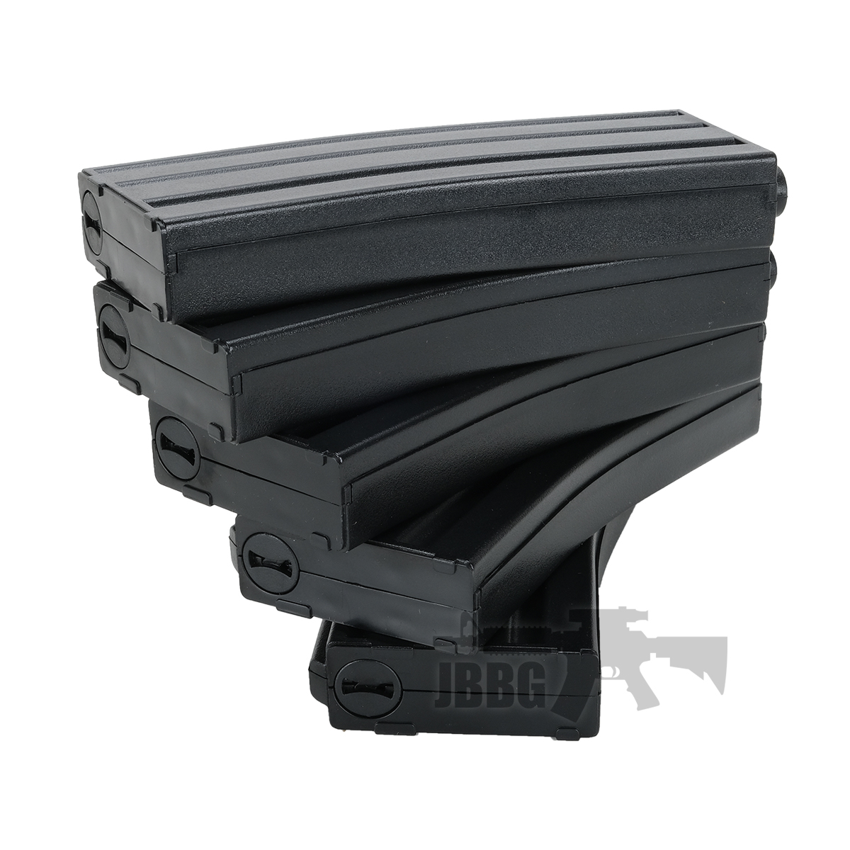 King Arms M16 Series Magazine Box Set 5 x Mid Cap 4