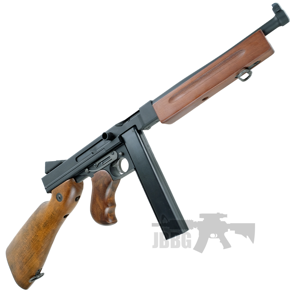 King Arms Thompson M1A1 Military Real Wood AEG Airsoft Gun