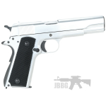 SR1911 Gas Blowback Airsoft Pistol Silver Ver 2