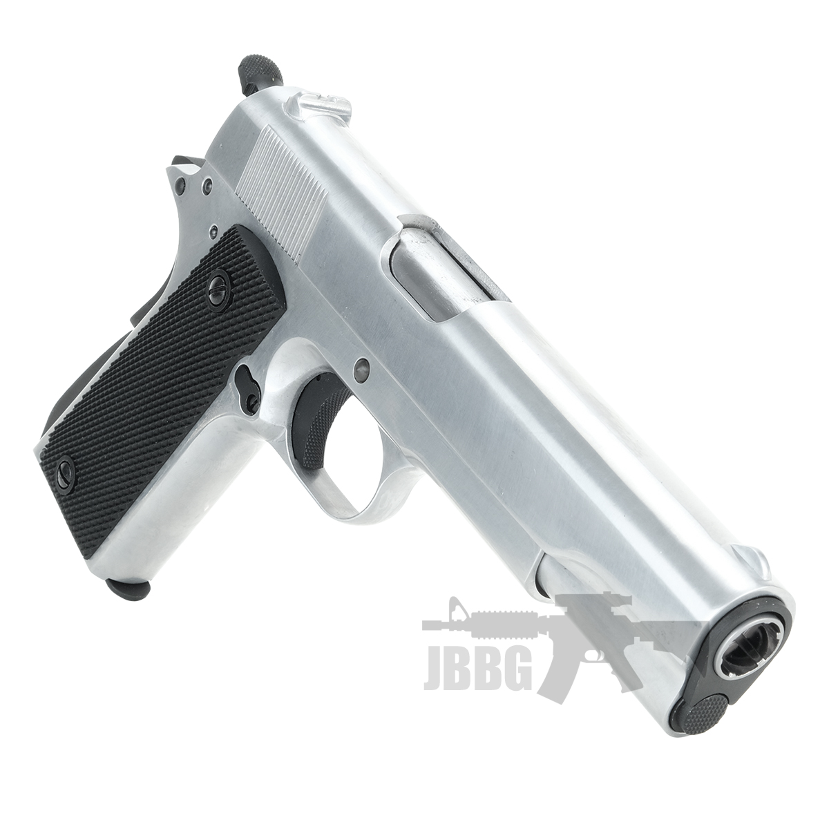 SR1911 Gas Blowback Airsoft Pistol Silver Ver Just BB Guns