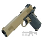 SR1911 MEU Gas Blowback Airsoft Pistol Desert Ver 4