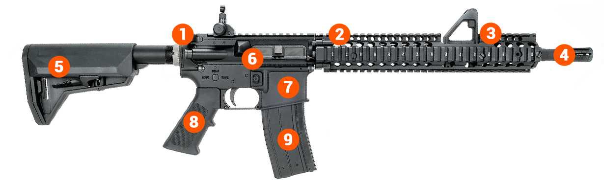 m4a1 airsoft gun gas 1 info