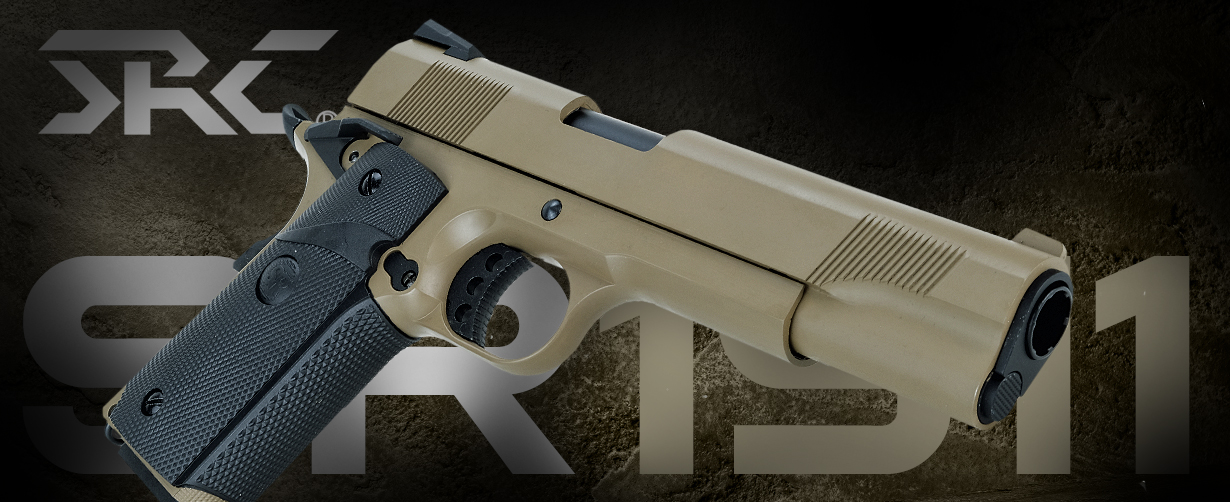 sr1911 airsoft pistol tan at just bb guns uk